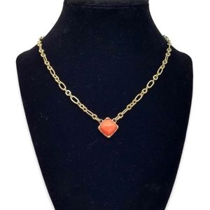 Lia Sophia Coral Pendant Necklace